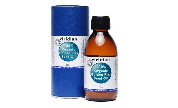 Viridian 100% Organic Golden Flaxseed Oil